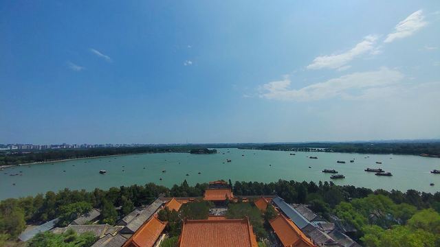 The Summer Palace with Kunming Lake in Beijing