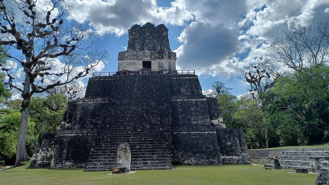 Temple II on the Great Plaza of Tikal