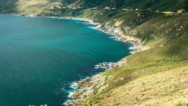 The coastal road Chapman's Peak Drive on the Cape Peninsula