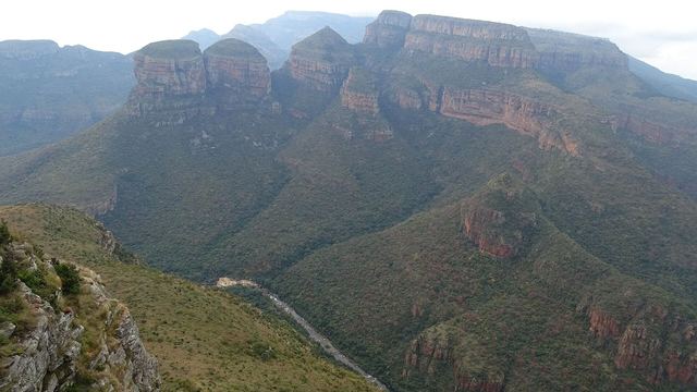 The Three Rondavels in the Blyde River Canyon