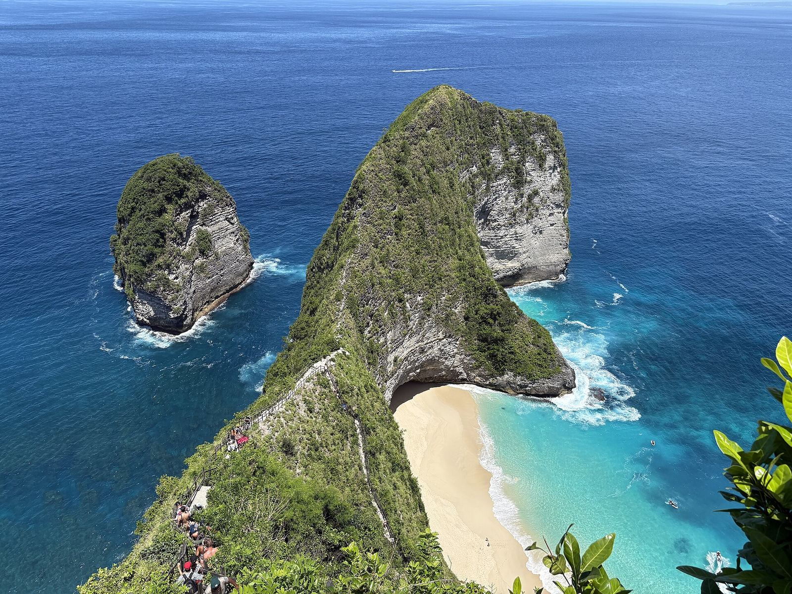 The cliffs of Kelingking on Nusa Penida